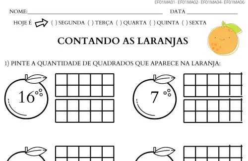 contar laranjas